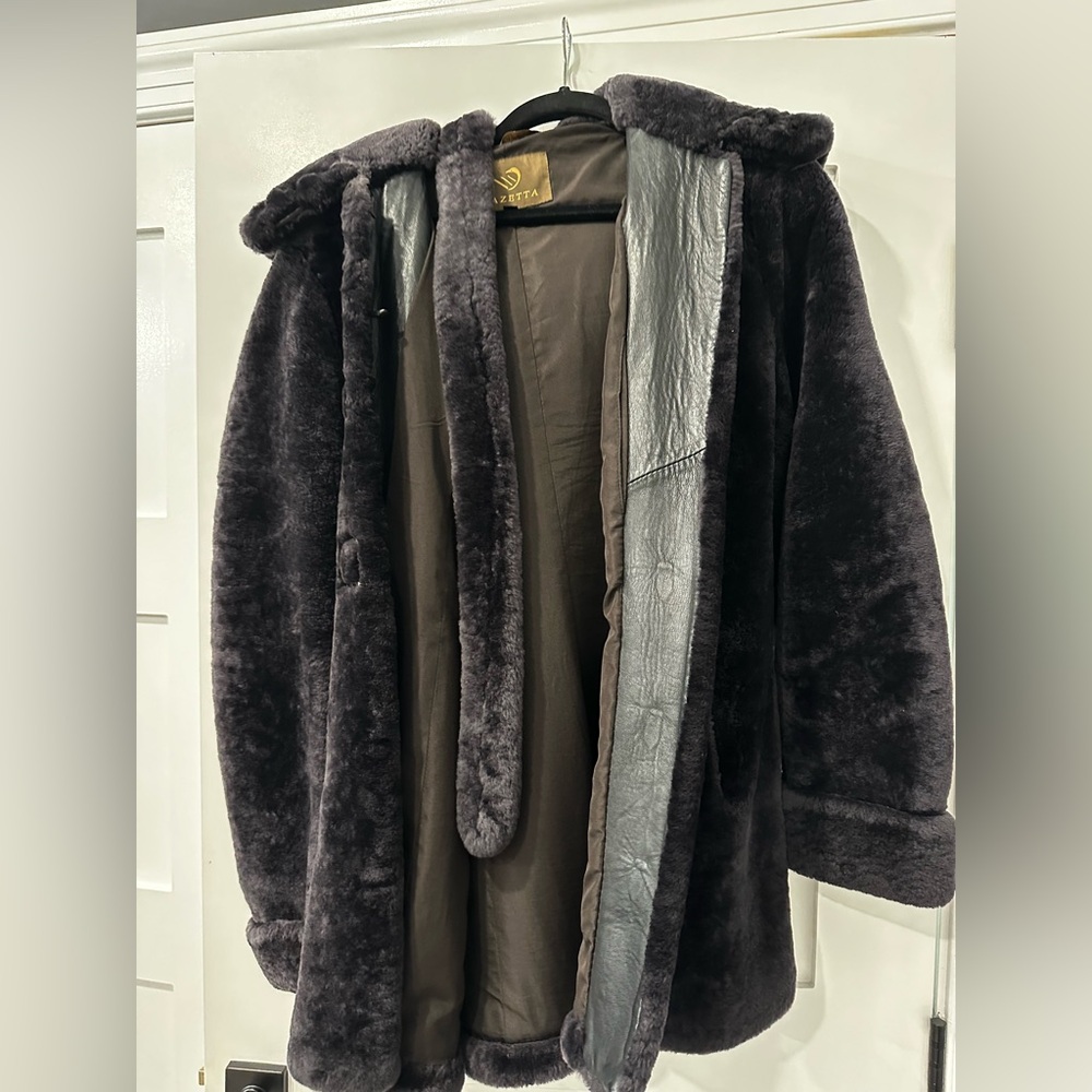 Real Vintage Fur Coat SZ52 in great condition worn 1x
